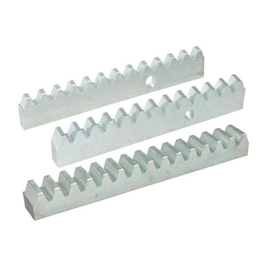 Tandlat elektrolytisch verzinkt 30x12mm. 1 mtr. Module 4