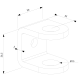 U-LASOOR IN BRUUT STAAL VOOR OOGBOUTSET 1039SET-M16 & 1039SET-M20 U-LASOOR IN BRUUT STAAL VOOR OOGBOUTSET 1039SET-M16 & 1039SET-M20