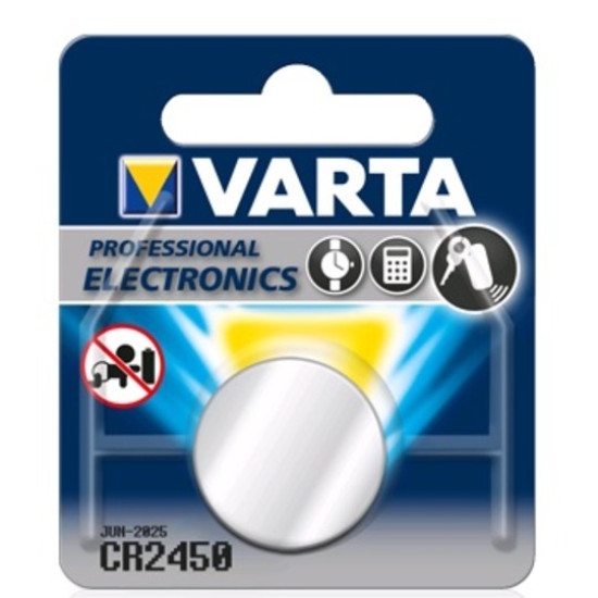 VARTA BATTERIJ ELECTRONIC BLIS CR2450