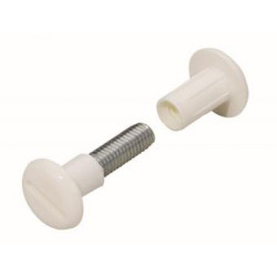 VERBINDINGSSCHROEF,MET/KU,WIT 29X36 MM VERBINDINGSSCHROEF,MET/KU,WIT 29X36 MM