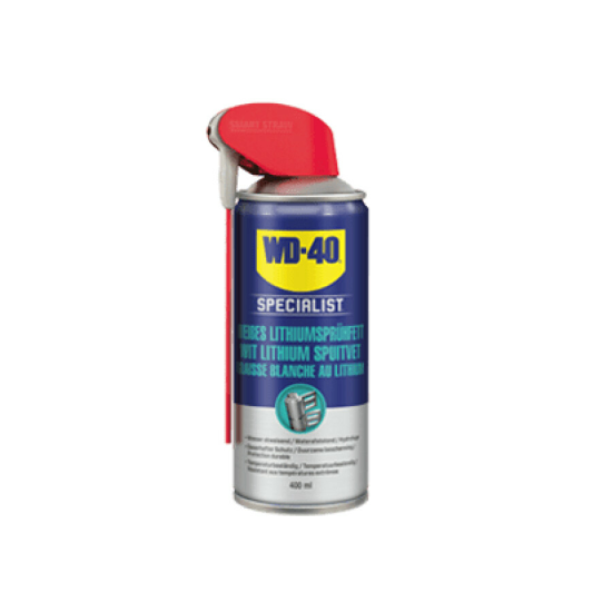 WD-40® SPECIALIST® LITHIUMSPUITVET WIT 400ML 49391 44NBA WD-40® SPECIALIST® LITHIUMSPUITVET WIT 400ML 49391 44NBA