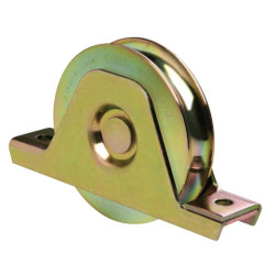 Wielen inclusief steun dubbel gelagerd 80mm