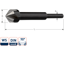 WS VERZINKBOOR DIN 6444 B VOOR HOUT, ø10