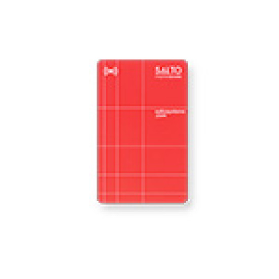 SALTO MIFARE DESFIRE 2K KAART TBV SPACE - ROOD MET SALTO DESIGN