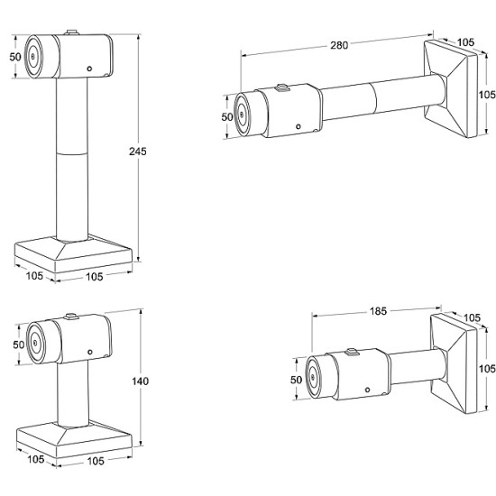 Maasland deurhoudmagneet 4 in 1 model 2550 Maasland deurhoudmagneet 4 in 1 model 2550