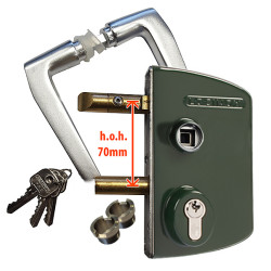 LOCINOX Oud Model -2- Industrieel Slot 60 mm DENNENGROEN LOCINOX Oud Model -2- Industrieel Slot 60 mm DENNENGROEN