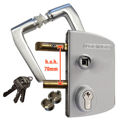 LOCINOX Oud Model -2- Industrieel Slot 60 mm ZILVER LOCINOX Oud Model -2- Industrieel Slot 60 mm ZILVER