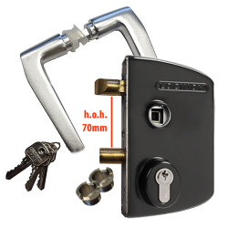 LOCINOX Oud Model -2- Industrieel slot plat profiel 10-30mm ZWART LOCINOX Oud Model -2- Industrieel slot plat profiel 10-30mm ZWART