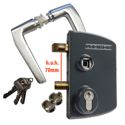 LOCINOX Oud Model -2- Industrieel slot plat profiel 10-30mm ANTRACIET LOCINOX Oud Model -2- Industrieel slot plat profiel 10-30mm ANTRACIET