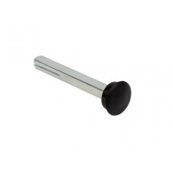 LOCINOX Halve Krukstift 8MM met zwarte dop 90 mm LOCINOX Halve Krukstift 8MM met zwarte dop 90 mm