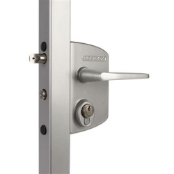 LAKQ30U3LZCZM-SILV - POORTSLOT IN OPBOUW VOOR ZWITSERSE CILINDER VOOR VIERKANT 30 TOT 50 MM PROFIEL IN ZILVER MET 3006M - ALUMINIUM KRUKPAAR & CILINDER: NVT LAKQ30U3LZCZM-SILV - POORTSLOT IN OPBOUW VOOR ZWITSERSE CILINDER VOOR VIERKANT 30 TOT 50 MM PROFIEL IN ZILVER MET 3006M - ALUMINIUM KRUKPAAR & CILINDER: NVT