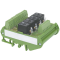 Ontdubbelingsprint (brandprint) Op Din rail (1 LED per relais) - 4 relais