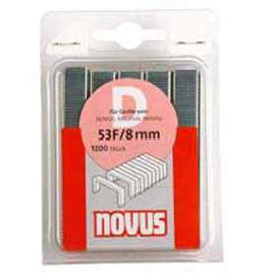 NOVUS, VLAKDRAAD NIETEN, D 53F 8MM, 1200 ST.