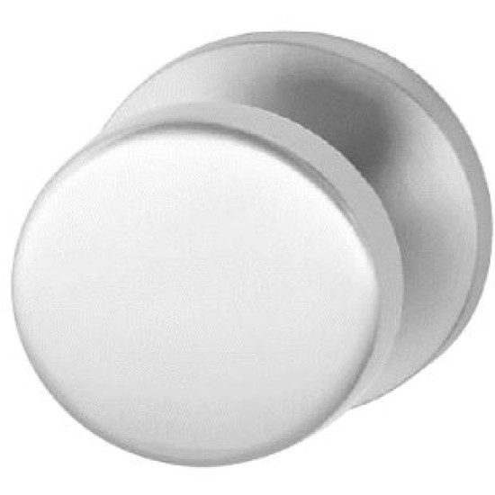 HAFI RVS wisselgarnituur met vaste knop en kruk rechtswijzend