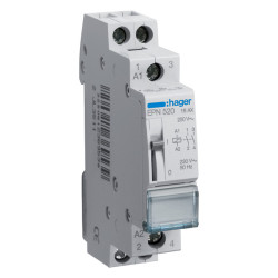 Hager EPN bistabiel impuls relais 230V 16A 2x maak
