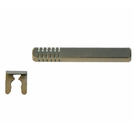 Krukstift 9x75mm brandwerend voor Antipaniek Duwbalken deurdikte 56mm