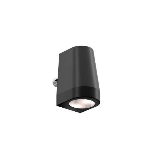 Locinox Kegelvormige wandverlichting 55mm breed - 24V DC - Zwart