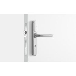 SALTO BLE ORIGINAL+ BESLAG U-KRUK PC72 - GEBORSTELD RVS - WITTE LEZER - 32-47MM IP56 SKG2 SALTO BLE ORIGINAL+ BESLAG U-KRUK PC72 - GEBORSTELD RVS - WITTE LEZER - 32-47MM IP56 SKG2