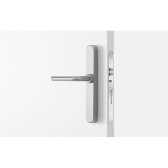 SALTO BLE ORIGINAL+ BESLAG U-KRUK PC72 - GEBORSTELD RVS - WITTE LEZER - 32-47MM IP56 SKG2