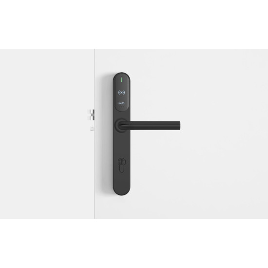 SALTO BLE ORIGINAL+ BESLAG U-KRUK PC72 - ZWART - ZWARTE LEZER 32-47MM IP53