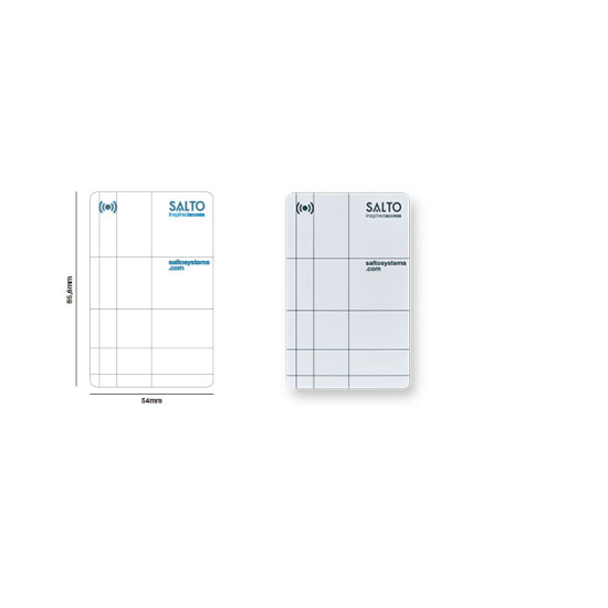 SALTO MIFARE DESFIRE 2K PVC KAART TBV SPACE - SALTO OPDRUK