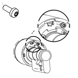 SALTO KNOP BLOKKEERSCHROEF SALTO KNOP BLOKKEERSCHROEF