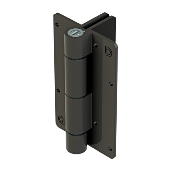 KF3AWTP - KwikFIT Aluminium Zelf sluitende scharnierset - WIT KF3AWTP - KwikFIT Aluminium Zelf sluitende scharnierset - WIT