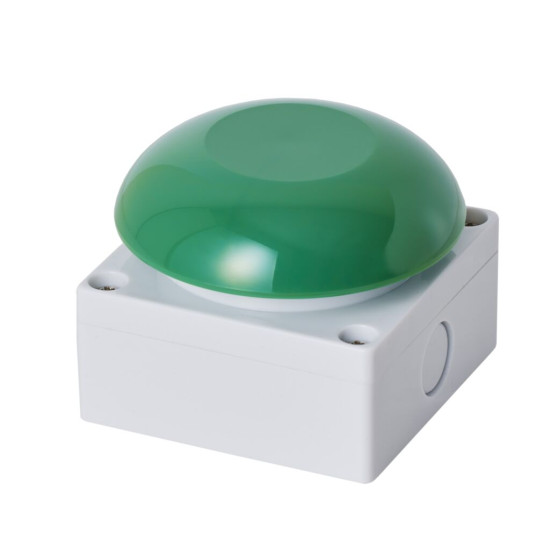 Paddenstoeldrukknop IP68 met groene knop Paddenstoeldrukknop IP68 met groene knop