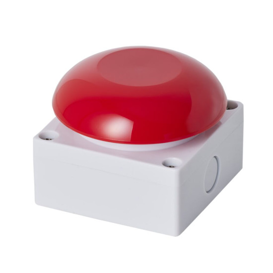 Paddenstoeldrukknop IP68 met rode knop Paddenstoeldrukknop IP68 met rode knop