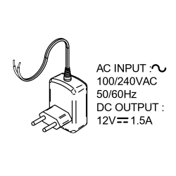 SALTO CU4000 power supply European plug SALTO CU4000 power supply European plug