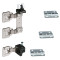 HETTICH SCHARNIER SET VOOR DEUR 16 - 25 mm