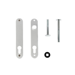 LOCINOX SET MET AFDEKPLATEN VOOR INSTEEKSLOTEN (2 STUKS) IN ZILVER LOCINOX SET MET AFDEKPLATEN VOOR INSTEEKSLOTEN (2 STUKS) IN ZILVER