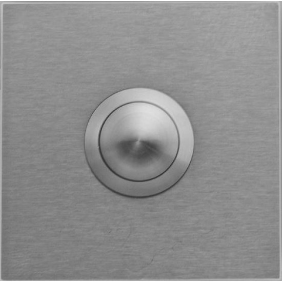 RVS Deurbel vierkant 53 mm RVS Deurbel vierkant 53 mm