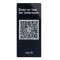 SALTO XS4 COM IGO INTERCOM QR-CODE + NFC STICKER - GELIJMDE ACHTERKANT - ZWART - NL
