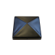 PIRAMIDE - 121X121MM - ZWART GEPOEDERCOAT
