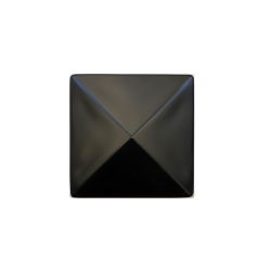 PIRAMIDE - 141X141MM - ZWART GEPOEDERCOAT PIRAMIDE - 141X141MM - ZWART GEPOEDERCOAT