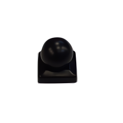 BOL - 91X91MM - ZWART GEPOEDERCOAT BOL - 91X91MM - ZWART GEPOEDERCOAT