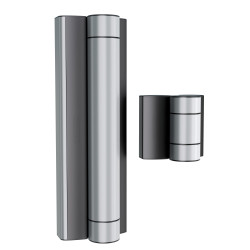 Locinox Magnus gemotoriseerde scharnier en poortsluiter in één voor voetgangerspoorten Zilver Locinox Magnus gemotoriseerde scharnier en poortsluiter in één voor voetgangerspoorten Zilver