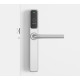 Salto BLE One S elektronisch deurbeslag U-kruk PC72mm RVS geborsteld afwerking met zwarte lezer voor deurdikte 32-47mm IP55 SKG2
