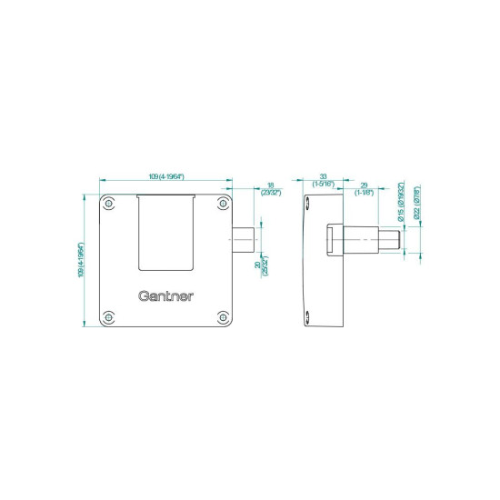 Salto XS4 Eco.lock locker slot, antraciet