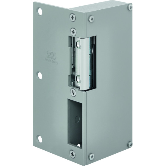 EFFEFF Elektrische opbouw deuropener type 118, spanningsloos vergrendeld, fafix, opbouw behuizing, 10-24V=~, DIN links en DIN rechts.