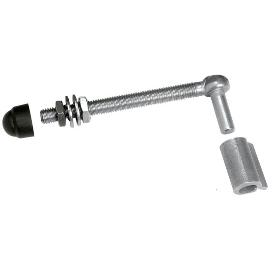LOCINOX Scharnier voor tuinpoorten met Hangerbolt 130 mm