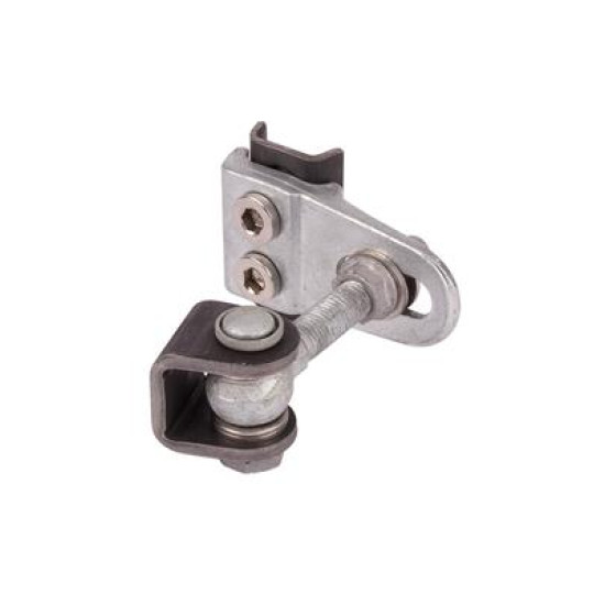 Locinox 4D regelbaar 180° scharnier M20 130 mm verzinkt Aluminium