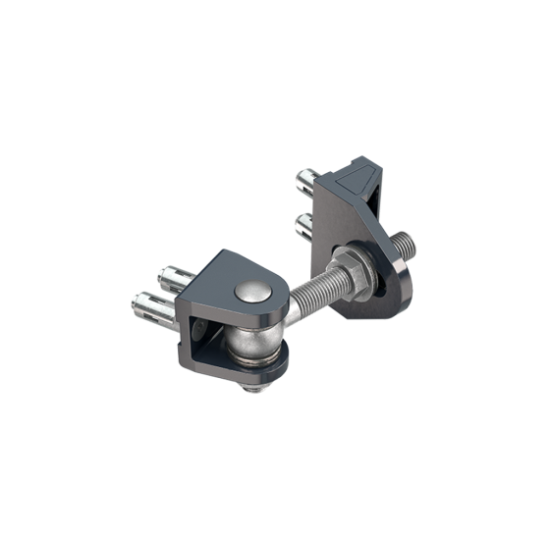 Locinox 4D opschroefbaar 180° scharnier M16 110 mm Zwart 2x Quick Locinox 4D opschroefbaar 180° scharnier M16 110 mm Zwart 2x Quick