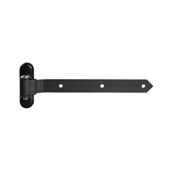 Locinox 3-dimensioneel regelbaar 180° scharnier - 350 mm - RAL 9005 Locinox 3-dimensioneel regelbaar 180° scharnier - 350 mm - RAL 9005