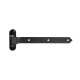 Locinox 3-dimensioneel regelbaar 180° scharnier - 350 mm - RAL 9005 Locinox 3-dimensioneel regelbaar 180° scharnier - 350 mm - RAL 9005