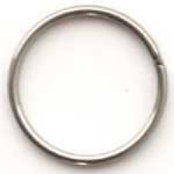 SLEUTELRING STAAL VERNIKKELD SL9