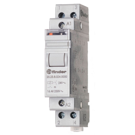Finder Impulsrelais (bistabiel) 2m 16a 24vdc