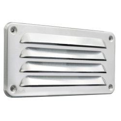 Schoepenrooster aluminium mill finish luchtdoorlaat 31