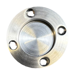 Schuifdeurkom Ø52/85 mm met schroefgaten RVS